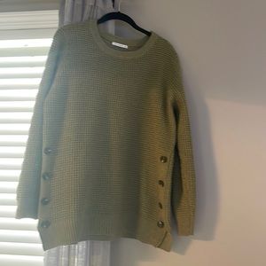 Green Steccato sweater